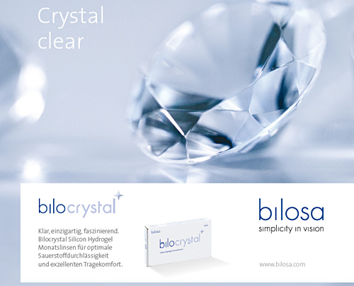 Crystal clear bilocrystal