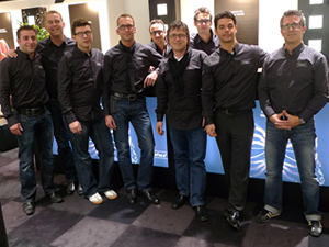 Björn Boblun, Martin Lykke Thomsen, Heiko Fürst, Thorsten Nitschke, Morten Olsen, Peter Lachner, Sven Wahlen, Florian Scheu und Martin Herold