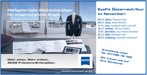Zeiss EyeFit Tour
