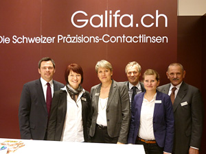 Das Galifa opti '12 Team: Heinrich Müller,  Nora Bretschneider, Ursula Fischer-Sterl,  Christian Krüsi, Friederike Stets und Michl Stoiber