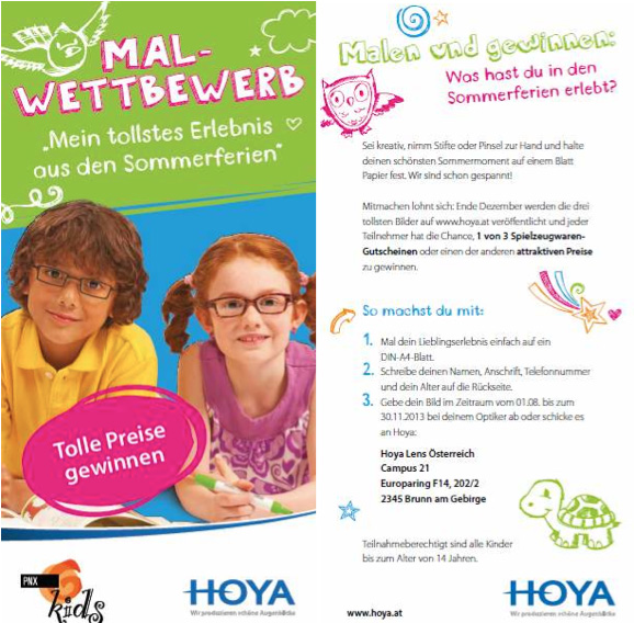 HOYA Malwettbewerb zum Schulstart