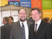 Martin Himmelsbach mit Harald Belyus am IPRO-Stand