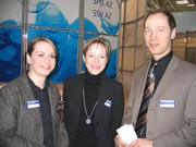 Tanja Kutscheidt, Ulrike Mehls und Frank Lautenbach von SEIKO