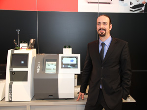 Christoph Lausecker mit der neuen  WECO E.6 smart Design 