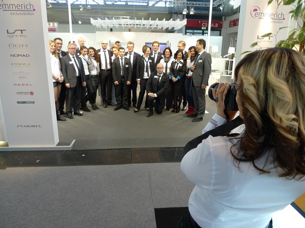 Das Emmerich Exclusivbrillen Team  beim Fotoshooting