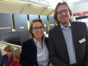 Andrea Speta und Vertriebsleiter Christian Olbort:  