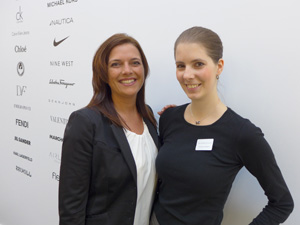 Barbara Haider-Siebenhandl und Kristina Vieldorf:  Markenpr&auml;sentationen auf interaktiven iPad Stationen