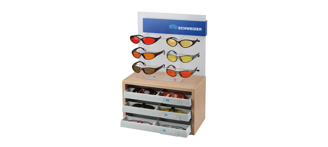 Schweizer Optik Topseller Display