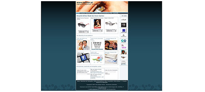 Gelungener Relaunch vom österreichischen Branchenportal www.optiker.at