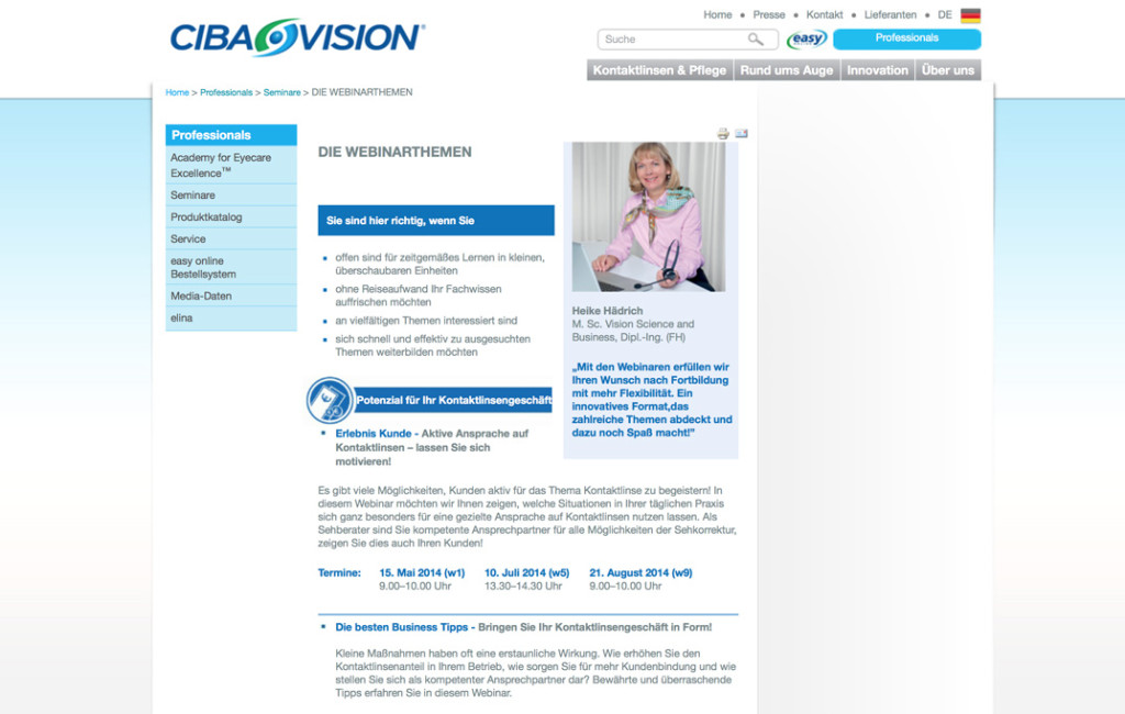 Alcon Webinare