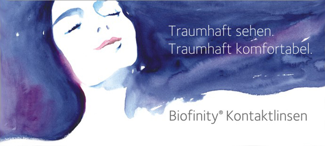 Biofinity XR: Erweiterung im Lieferbereich von -20,00D bis +15,00D CooperVision Dreamy Campaign