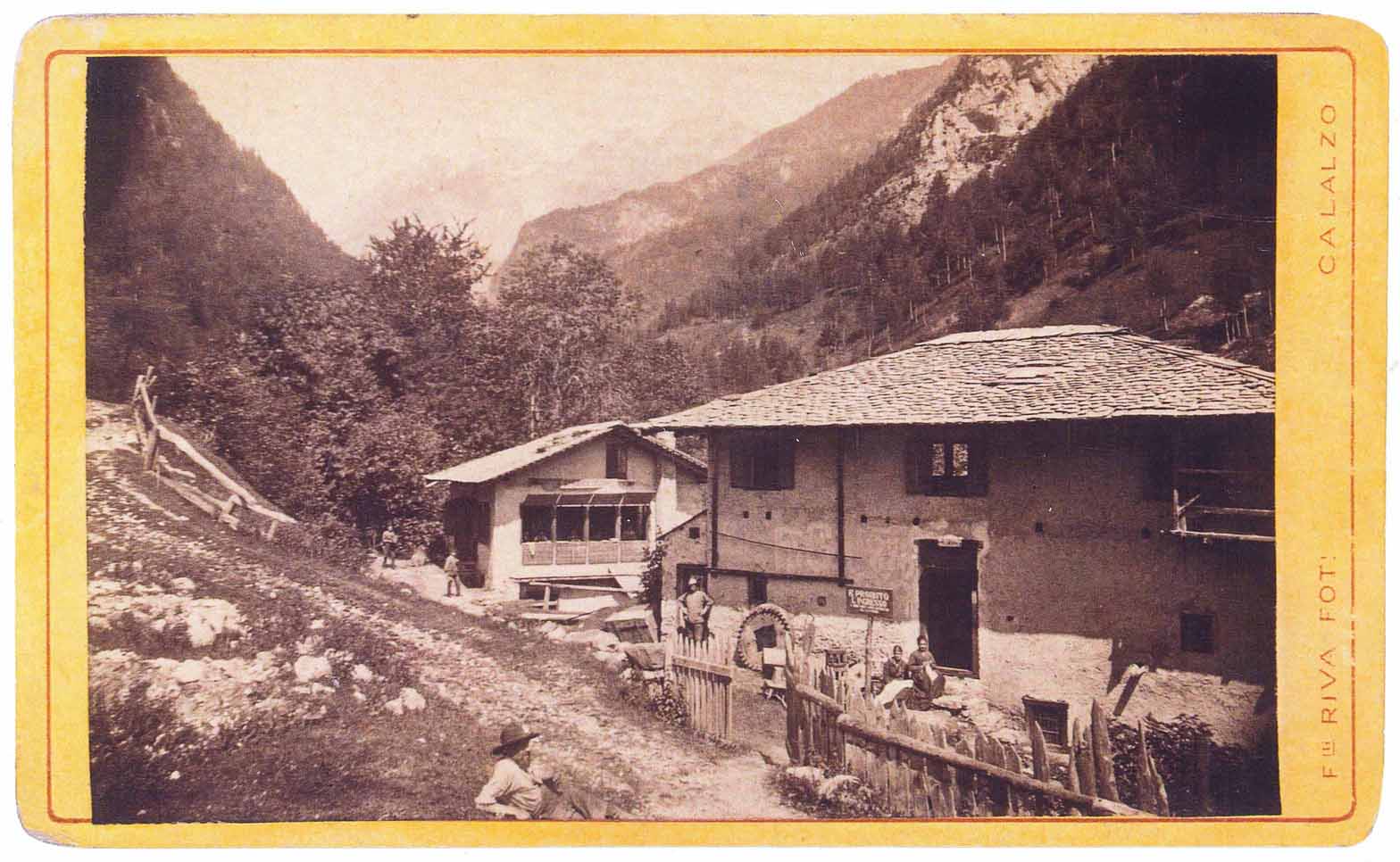 Brillenfabrik, Calalzo di Cadore, im Gründungsjahr 1878