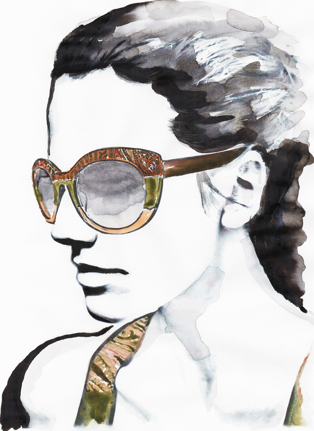 Etro Eyewear illustrated by Ivo Bisignano