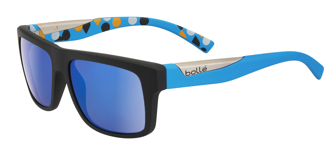 bolle CLINT • Matte Black/Blue • Polarized GB10 oleo AR