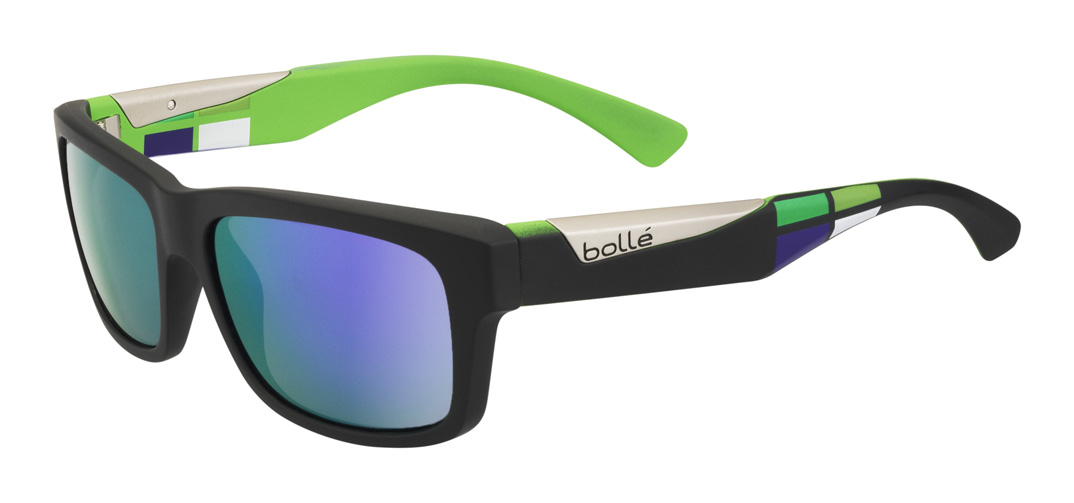 JUDE • Matte Black/Square • Blue Violet