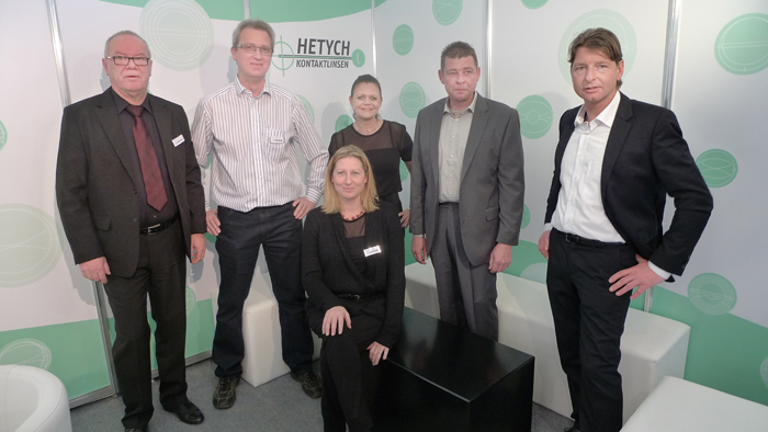 OPTI 2015 HETYCH: Das Hetych Team - maßgefertigte Kontaktlinsen mit neuer Onlinepräsenz.