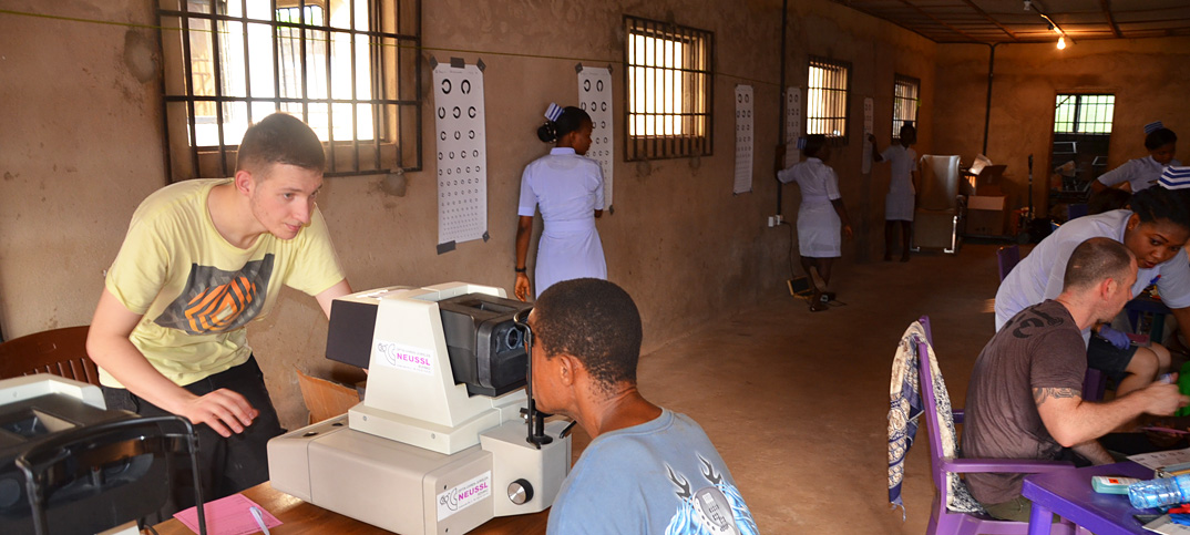 Nigeria Projekt, Optiker Dominik Liebmann