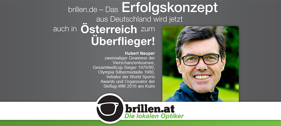Hubert Neuper empfiehlt brillen.at