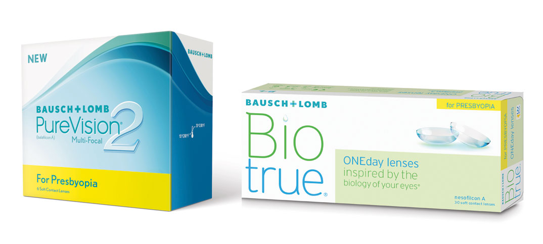 Purevision2 For Presbyopia und Biotrue ONEday for Presbyopia