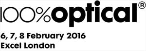 100% Optical Logo 2016