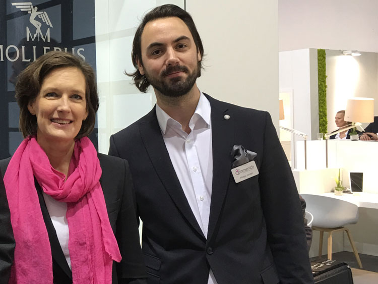 Verena Benz (Marketingmanagerin) und Philipp Jordan (Marketing & Kommunikation) bieten zielgruppengerechte Schaufensterpakete an