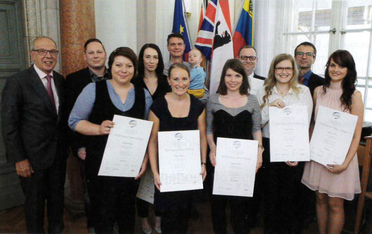 Graduation ceremony in Berlin, July 2016