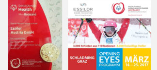 Essilor Österreich von den Special Olympics mit Gold ausgezeichnet Essilor Special Olympics