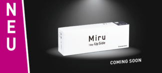 Neu: Miru 1day Up Side mit SMART TOUCH Technologie Miru Upside mit Spotlight