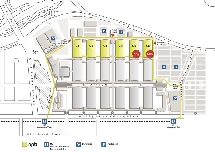 Eingang Nord-Ost als zusätzliche Alternative für Besucher