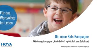Neu von Hoya: Werbematerial zum Thema Kinderbrillen