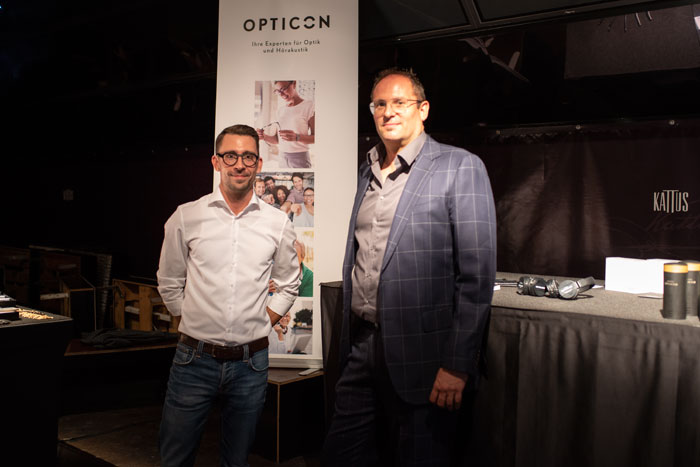 Martin Decker, Geschäftsführer der 200 Standorte zählenden Einkaufsgruppe OPTICON freute sich am Optikplausch über Kontakt zu den Mitgliedern und zur Branche