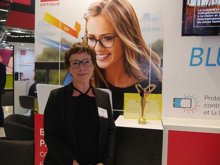 Vollkommene Transparenz trotz Blueblocker, so Christine Jouvanceau von BBGR Optique Marketing