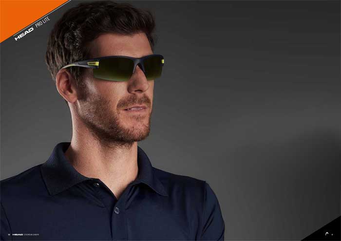 Die Kollektion HEAD PRO LITE ist eine renommierte Sportmarke und bietet günstige Unisex-Sportbrillen mit austauschbaren Gläsern