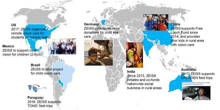 Initiativen gegen vermeidbare Blindheit – wie das von ZEISS unterstützte Weltgesundheitsorganisation Vision 2020 – wurden weltweit erfolgreich umgesetzt und helfen Jahr für Jahr Tausenden von Patienten, ihre Sehkraft zu behalten.
