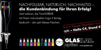 GLASKLAR – die Messe-Neuheiten zur opti 2019