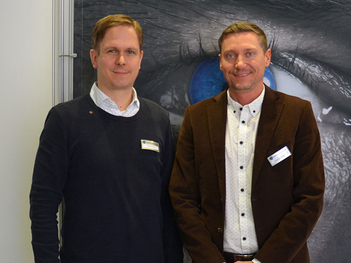 Dipl.-Ing. (FH) Mario Rehnert, MSc, Anwendungstechnik und Projektorganisation mit Edwin Hofstätter, Außendienst