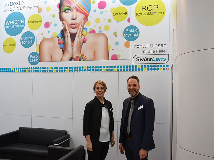 Dipl.-Ing.(FH) Julia Elhariri, Verkaufsleiterin Deutschland und Pascal Blaser MSc, Sales, Marketing und Produkt Manager