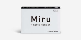 Miru 1month toric jetzt auch in Pluswerten