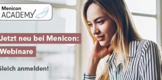 Neu bei Menicon: Live Webinare