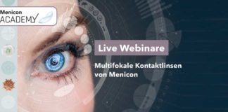 Multifokale Kontaktlinsen von Menicon