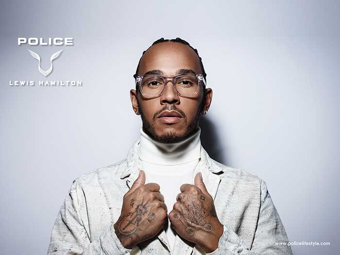 POLICE und DE RIGO feiern die siebte F1-Weltmeisterschaft mit einer neuen Lewis Hamilton Eyewear Kollektion.