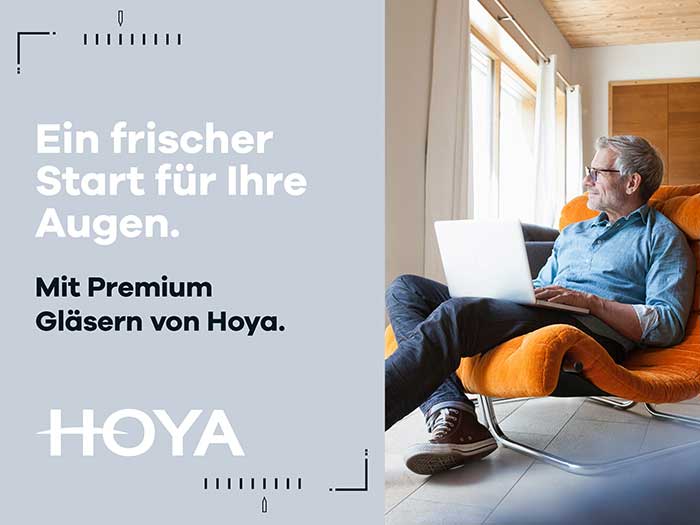 Mit Premium Brillengläsern von HOYA steht einem frischen Start der Augen in das Jahr 2021 nichts im Wege.