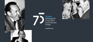 75 Jahre Erfindung der Contactlinse – Wöhlk Contactlinsen GmbH feiert Jubiläum 75 Jahre Erfindung der Contactlinse – Wöhlk Contactlinsen GmbH feiert Jubiläum