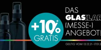 Messe verschoben, Angebot nicht – GLASKLAR!