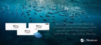 Zum Schutz der Umwelt: Menicon spendet an die Umweltorganisation „everwave“