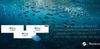Zum Schutz der Umwelt: Menicon spendet an die Umweltorganisation „everwave“