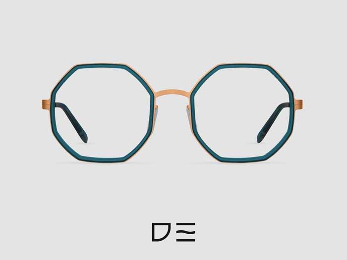 DÜSSELDORF EYEWEAR besticht mit imposanten Kombinationen aus unterschiedlichen Materialien und Elementen