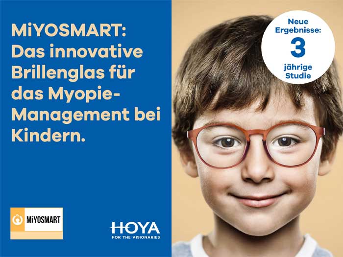 Verlangsamung der Myopieprogression mit HOYA MiYOSMART