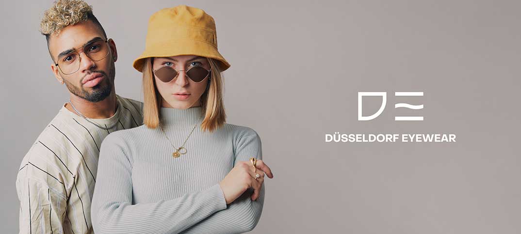 Neben neuen Modellen präsentiert DÜSSELDORF EYEWEAR seit kurzem auch sein frisches, neues Markenlogo