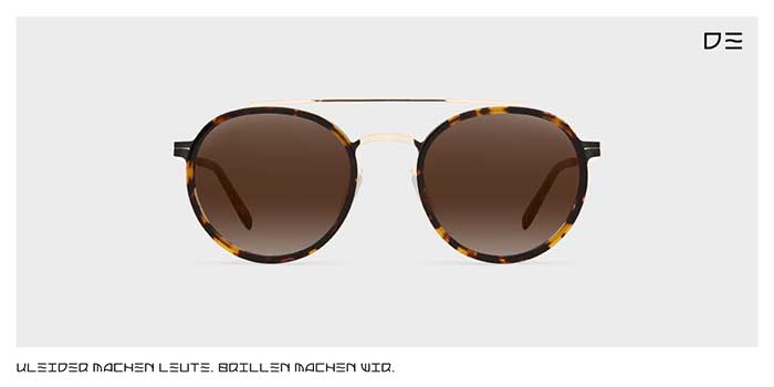 Die neue „Kasematten“ gibt es jetzt auch als Sonnenbrille mit coolen Havanna Pattern Inlays aus hochwertigem italienischen Acetat